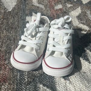 Kids White Converse Sneakers